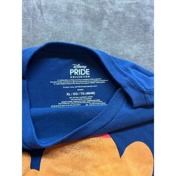 Celebrate‎ Pride! Men's Disney Mickey Mouse T Shirt “Be Proud” XL (46-48) - Picture 2 of 3